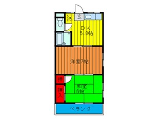 サングリ－ン有持の物件間取画像